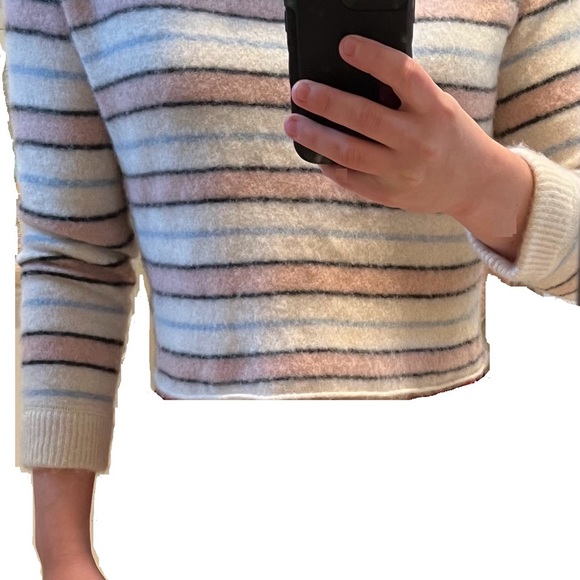 Reformation Women’s Cashmere Striped Sweater, Size XS, EUC - Picture 5 of 6